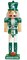 Masterpieces Game Day - NCAA Michigan State Spartans - Team Painted Wood Nutcracker